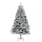 6ft. Unlit Flocked Rock Springs Spruce Artificial Christmas Tree
